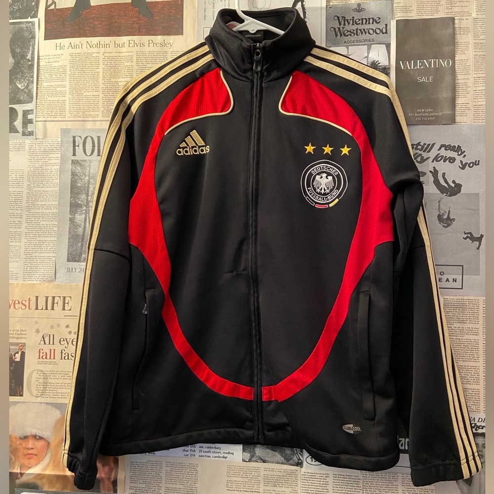 adidas soccer zip up jacket